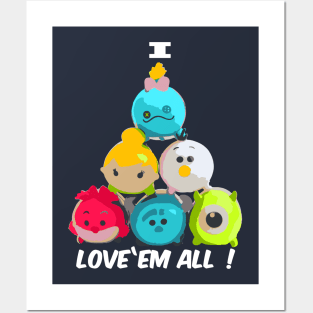 I love them all ! Tinker Bell Cheshire Cat Monsters, Inc. Mike Wazowski and More Posters and Art